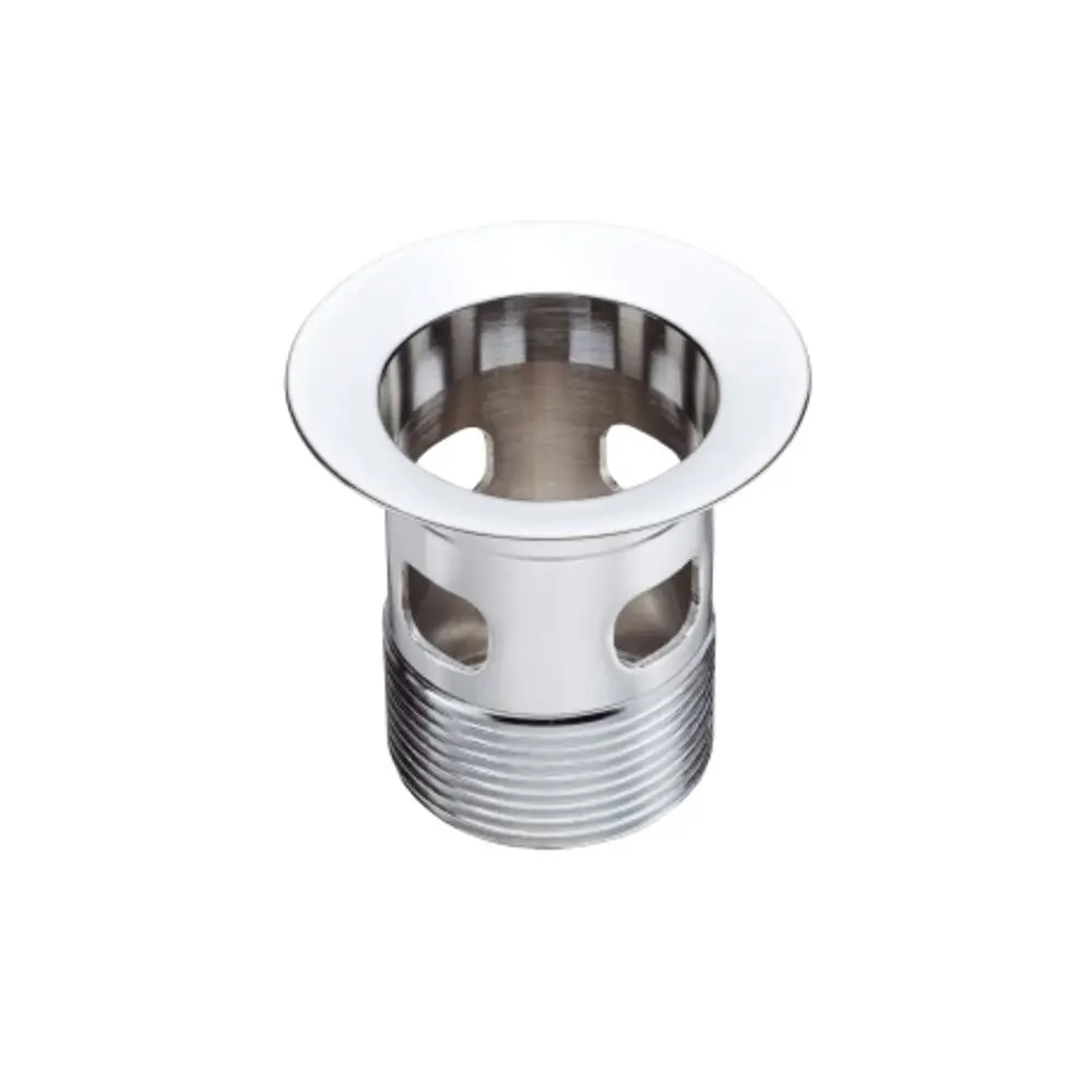 Hansgrohe Ventil mit runder, glänzender Oberfläche und seitlichen Öffnungen für eine einfache Installation. Geeignet für verschiedene Armaturen.